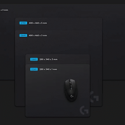 Logitech® G240 Cloth Gaming Mouse Pad