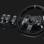 Logitech G920 Driving Force Racing Wheel – PC/Xbox – Black – USB